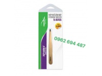 Kềm Nghĩa N.404 (màu) - Nhíp Nhổ Lông Mày Đầu Ngang 3 Màu Inox
